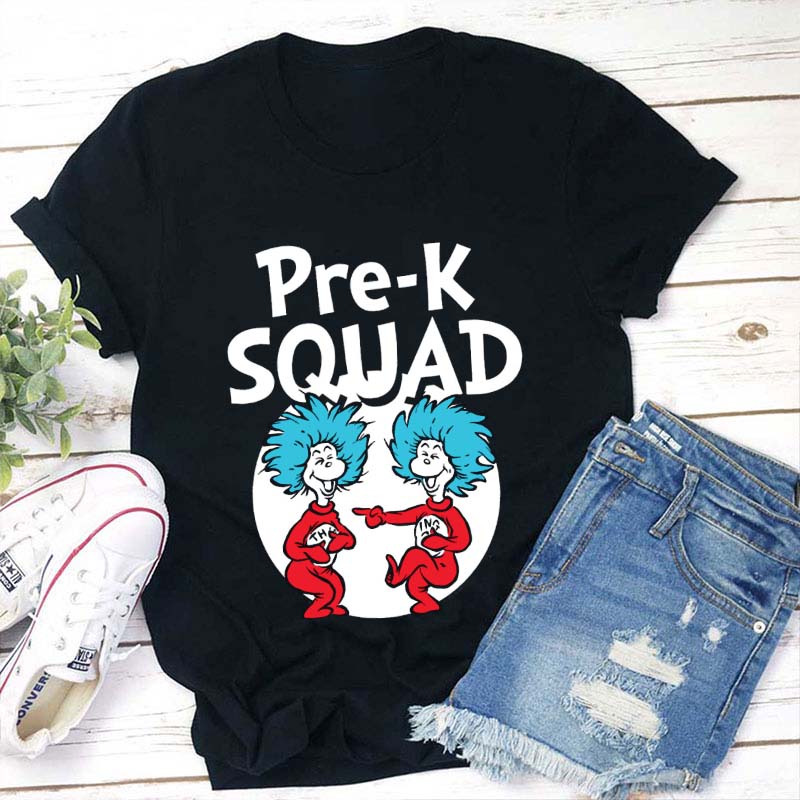 Personalized Grade Squad Teacher T-Shirt
