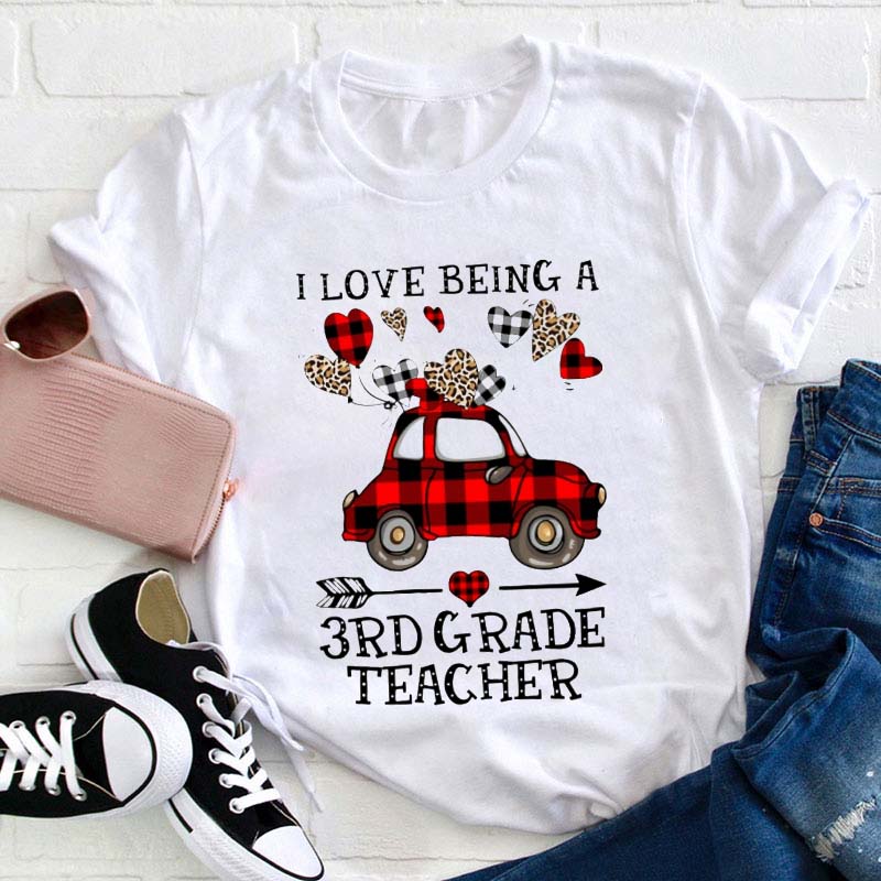 Personalized I Love Being A Teacher T-Shirt