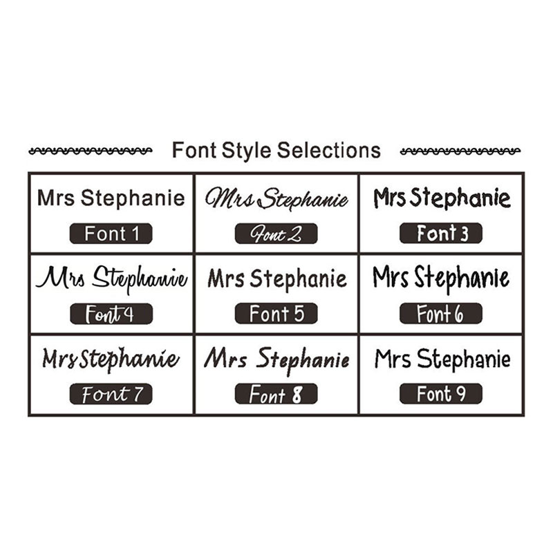 Personalized Name And Date Stamp