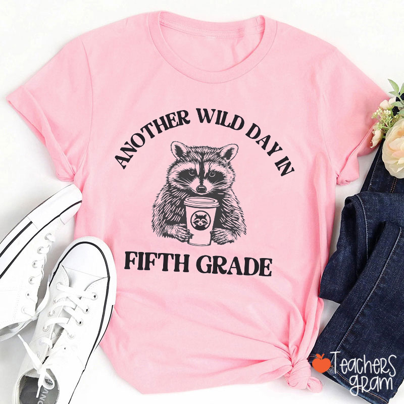 Personalized Grade Another Wild Day Teacher T-Shirt