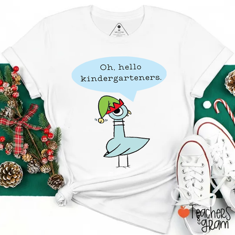 Personalized Grade Hello Pigeon Teacher T-Shirt