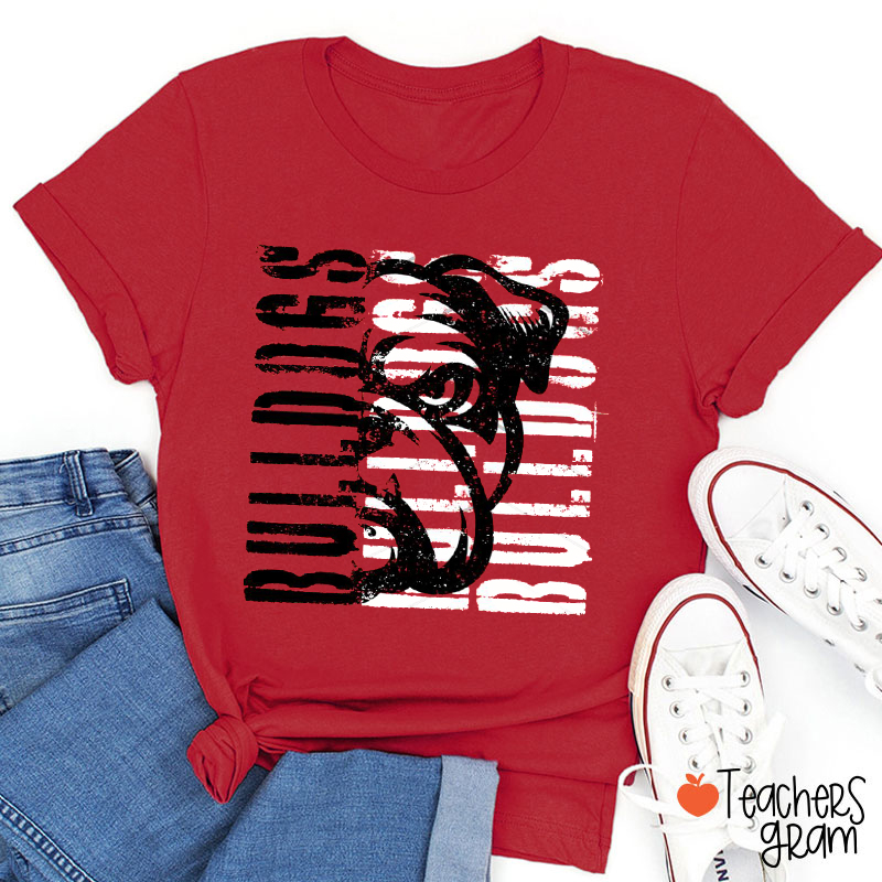 Personalized Mascot And Icon School Spirit Teacher T-Shirt