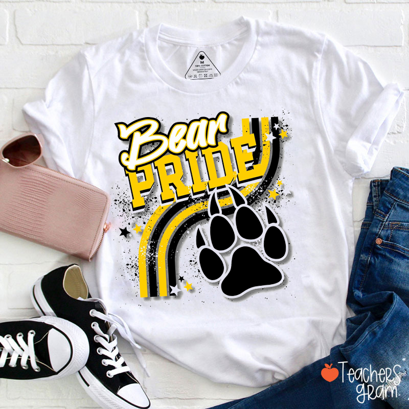 Personalized Mascot And Icons Pride Game Day Teacher T-Shirt