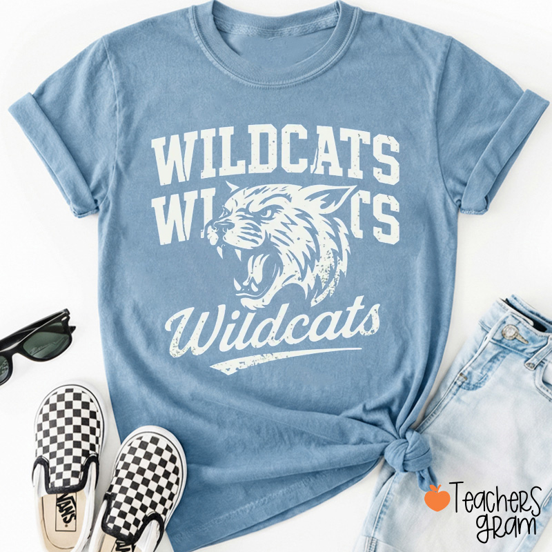 Personalized Mascot School Spirit Teacher T-Shirt