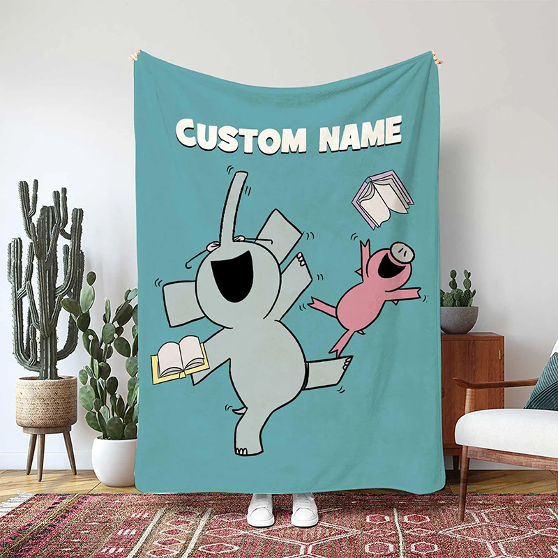 Personalized Name Reading Lover Teacher Blanket
