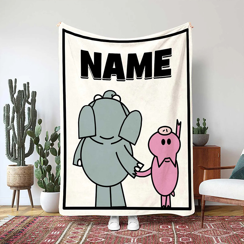 Personalized Name We Are Friends Teacher Blanket