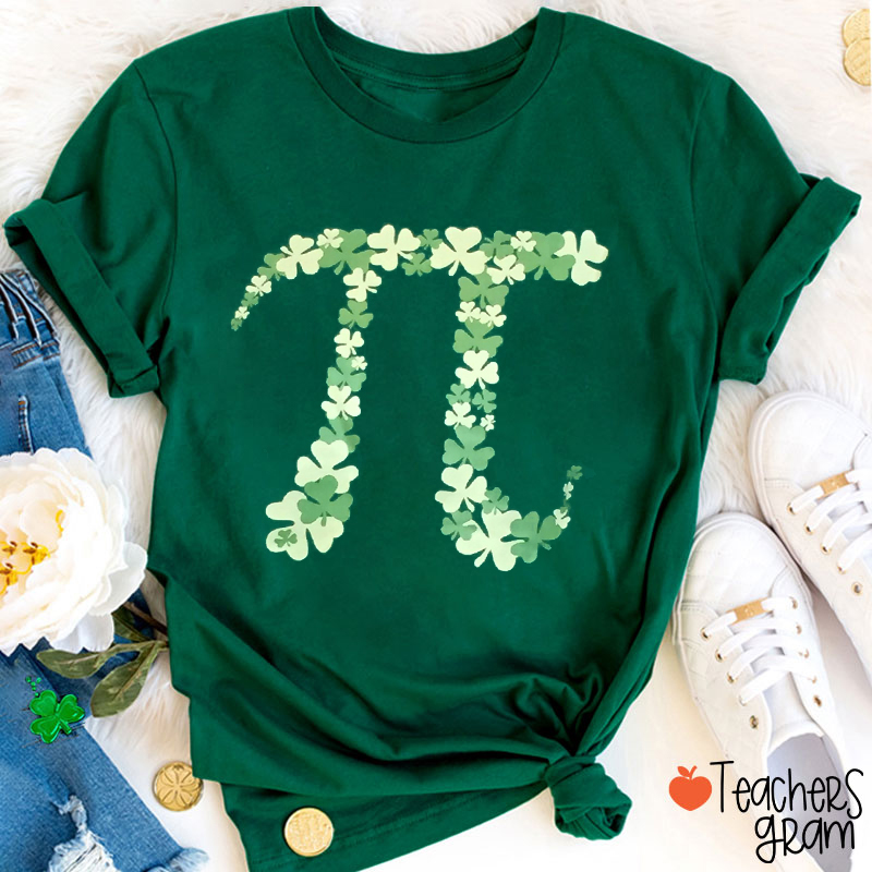 Pi Day Lucky Day Teacher T-Shirt