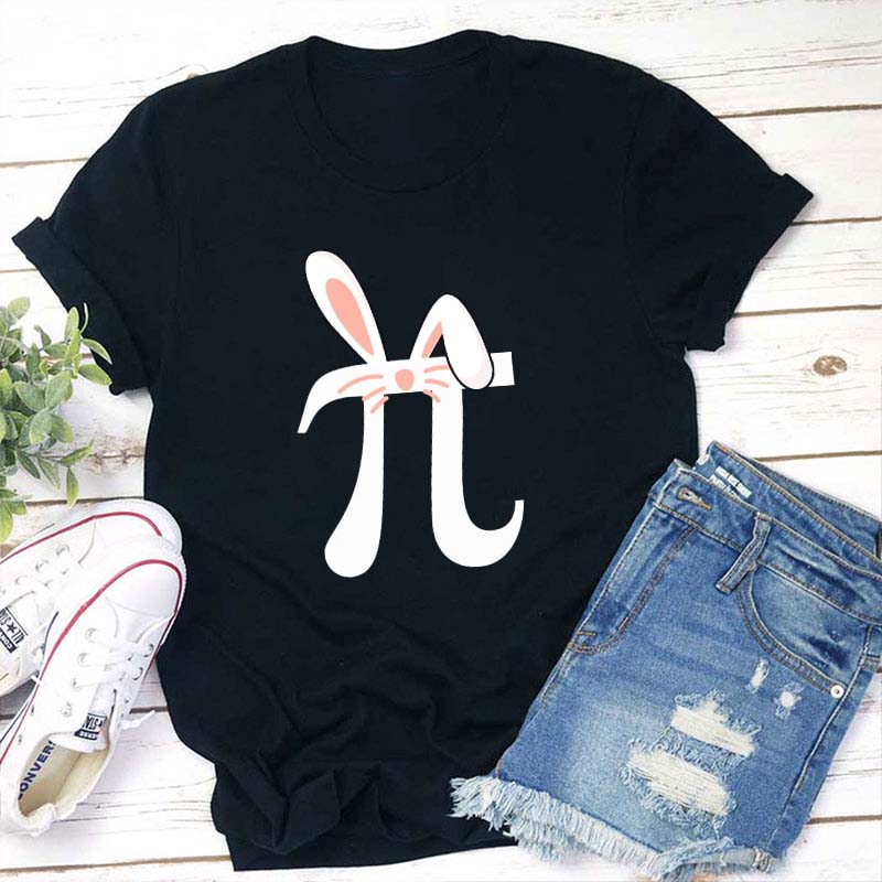 Pi Easter Bunny Teacher T-Shirt