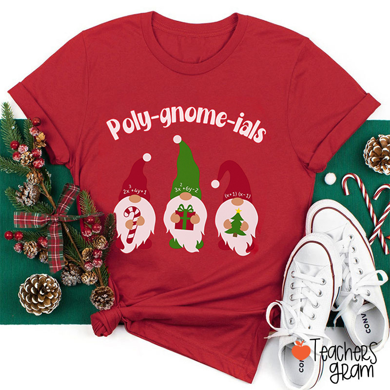 Poly Gnome Ials Math Teacher T-Shirt