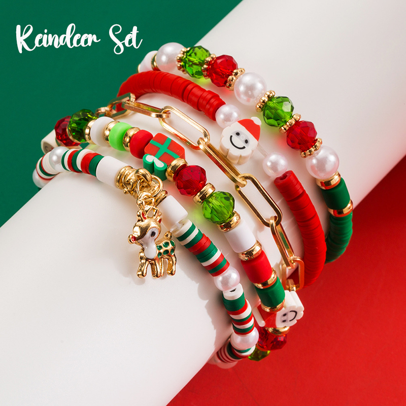 Reindeer Bell Metal Bracelet