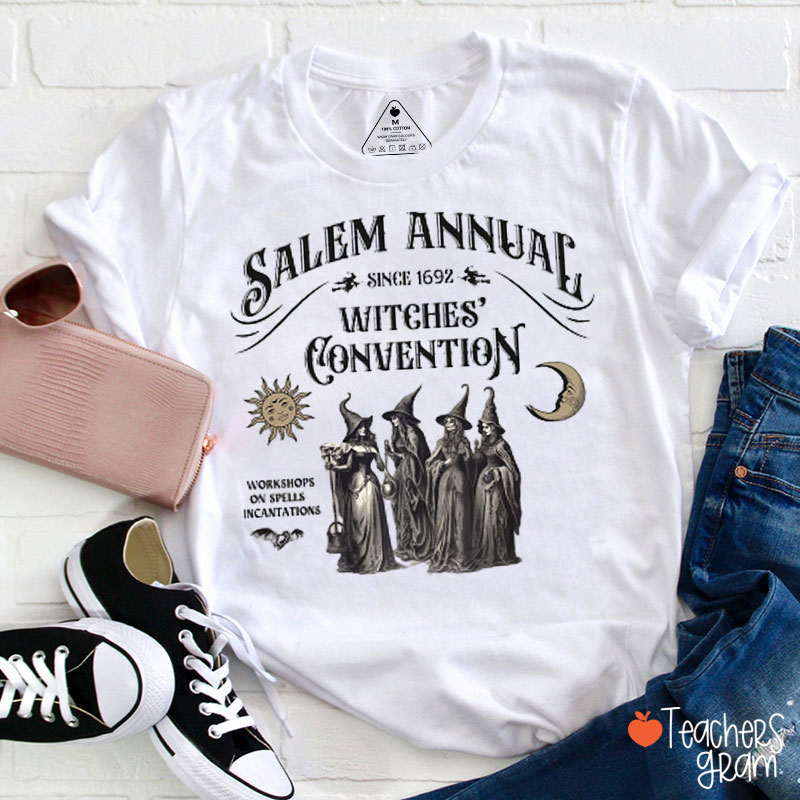 Salem Annual Witches Convention Teacher T-Shirt