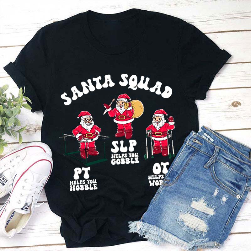 Santa Squad Teacher T-Shirt