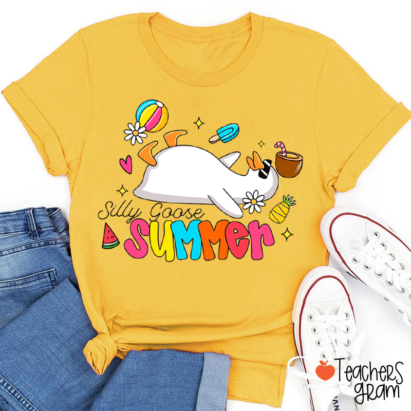 Silly Goose Summer Teacher T-Shirt