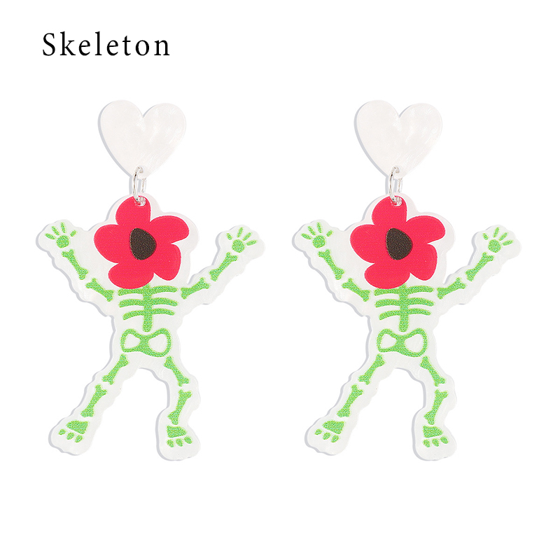 Halloween Funny Acrylic Earrings