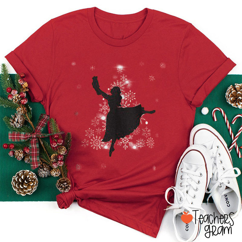 Snow Dancer Teacher T-Shirt