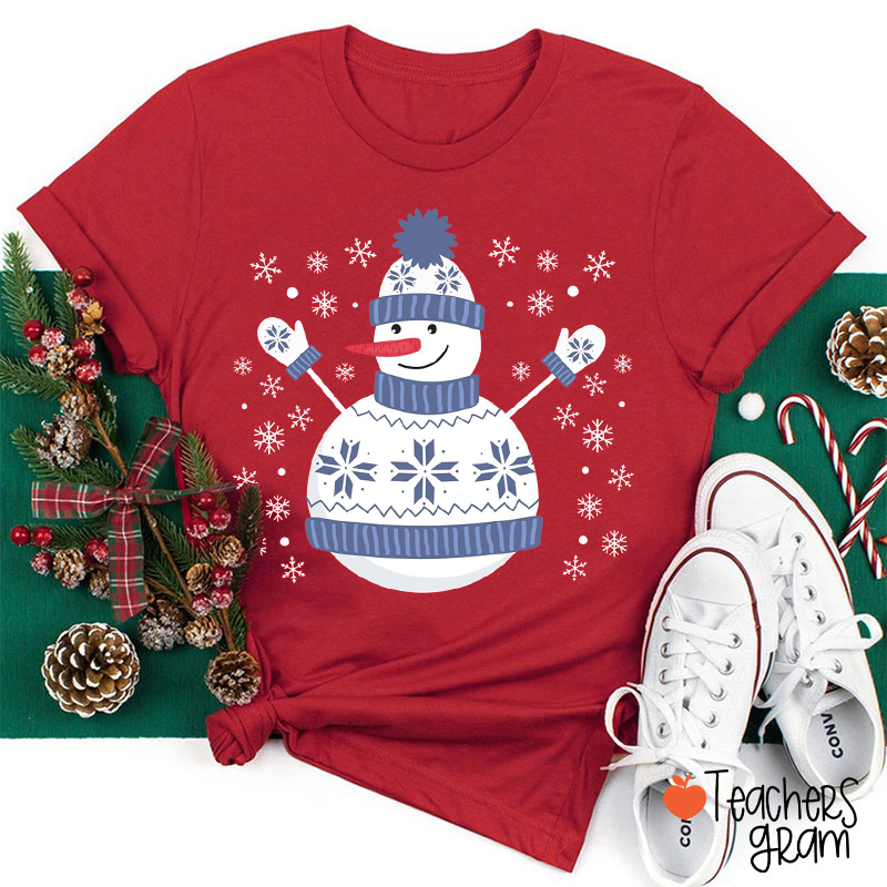 Snow Day Supporter Teacher T-Shirt