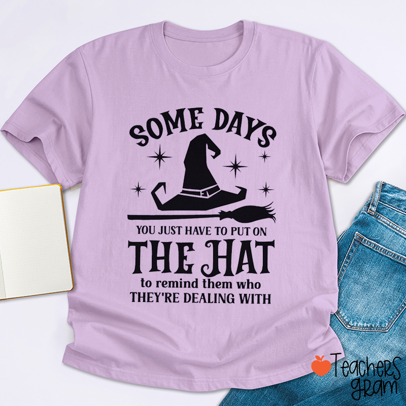 Some Days You Just Have To Put On The Hat Teacher T-Shirt