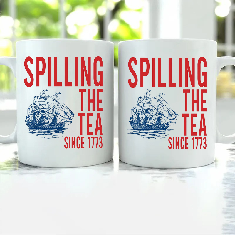 Spilling The Tea Teacher Mug