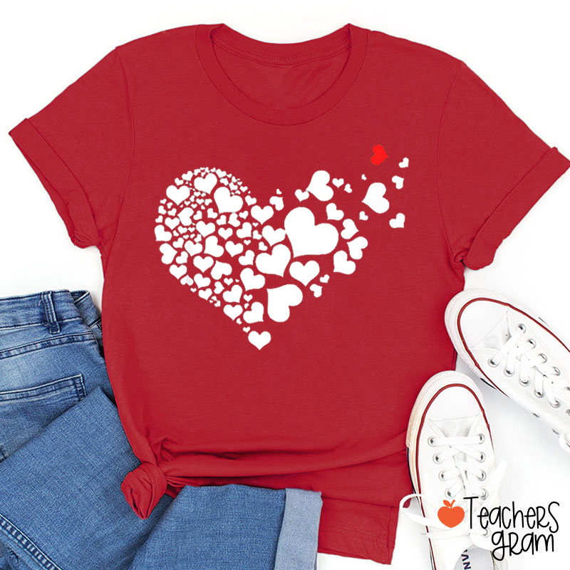 Spread The Heart Valentine Teacher T-Shirt