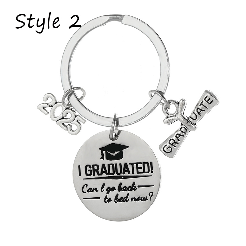 Graduation Season Gift Stainless Steel Teacher Keychain