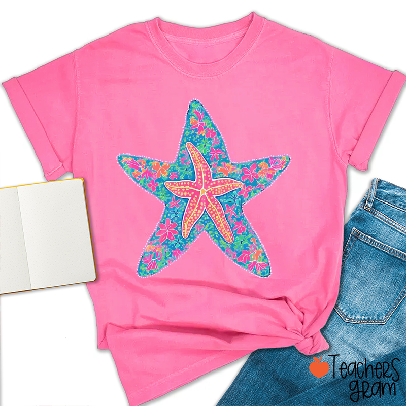 Summer Starfish Teacher T-Shirt