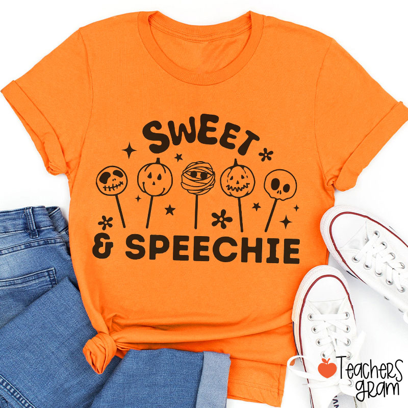 Sweet Or Speechie SLP Teacher T-Shirt