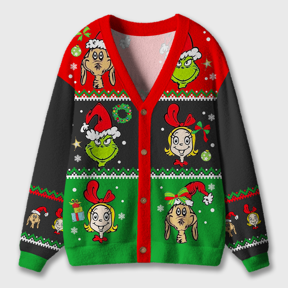 Ho Ho Ho I Will Steal Your Christmas Teacher Ugly Cardigan Sweaters