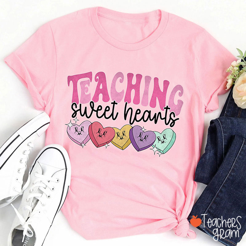 Teaching Sweet Hearts Teacher T-Shirt
