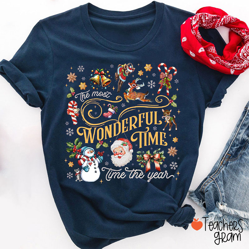 The Most Wonderful Time Teacher T-Shirt