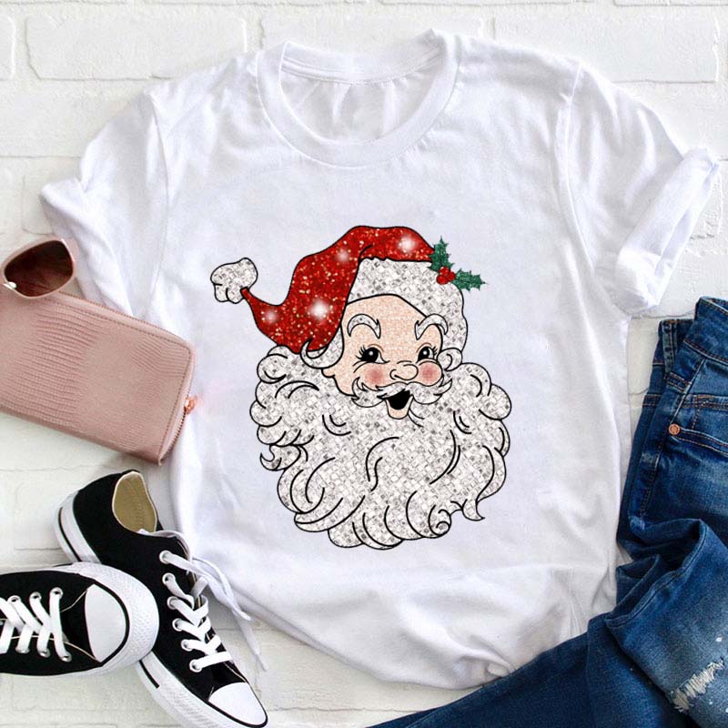 The lovely Santa Claus Teacher T-Shirt