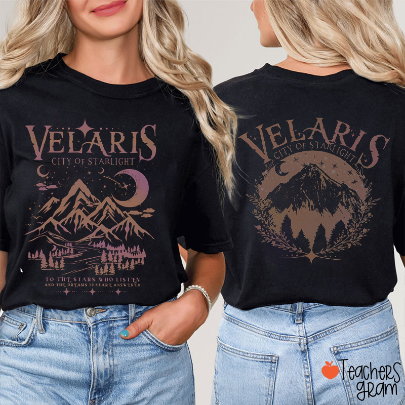 Velaris City Of Starlight Teacher Two Sided T-Shirt