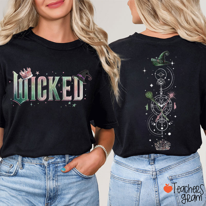 Vintage Wicked Together We’re Unlimited Teacher Two Sided T-Shirt