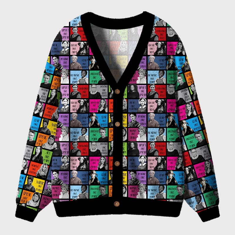 What We Learn From Women's Her-Story Teacher Ugly Cardigan Sweaters