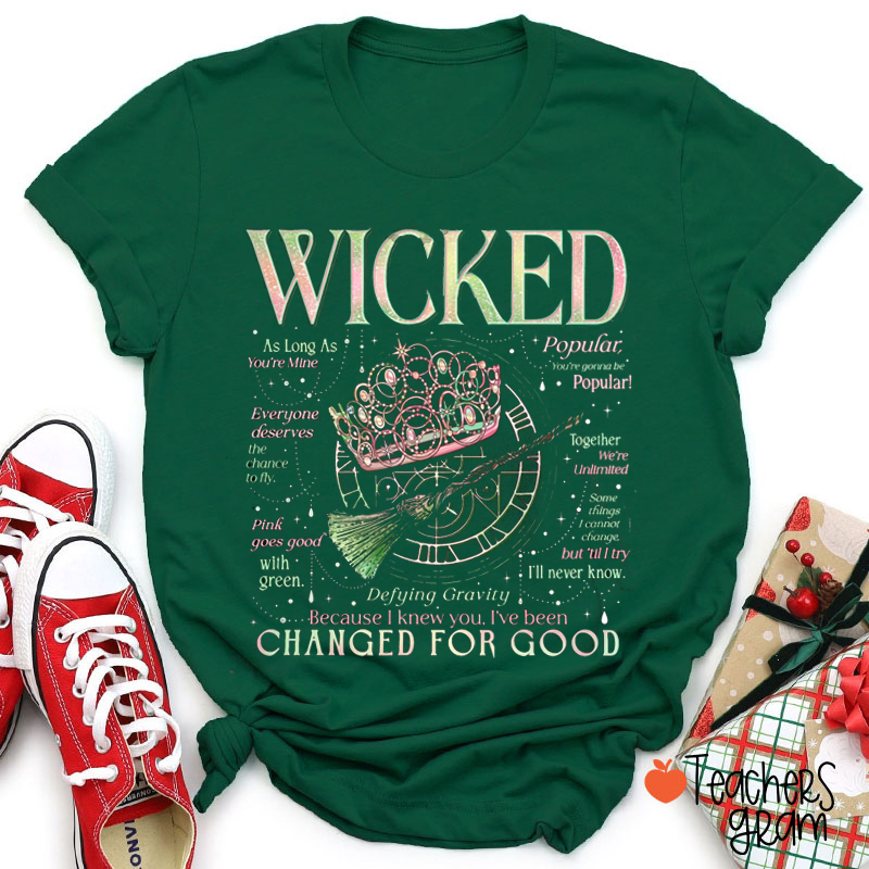 Wicked Wizard Movie Fan Teacher T-Shirt