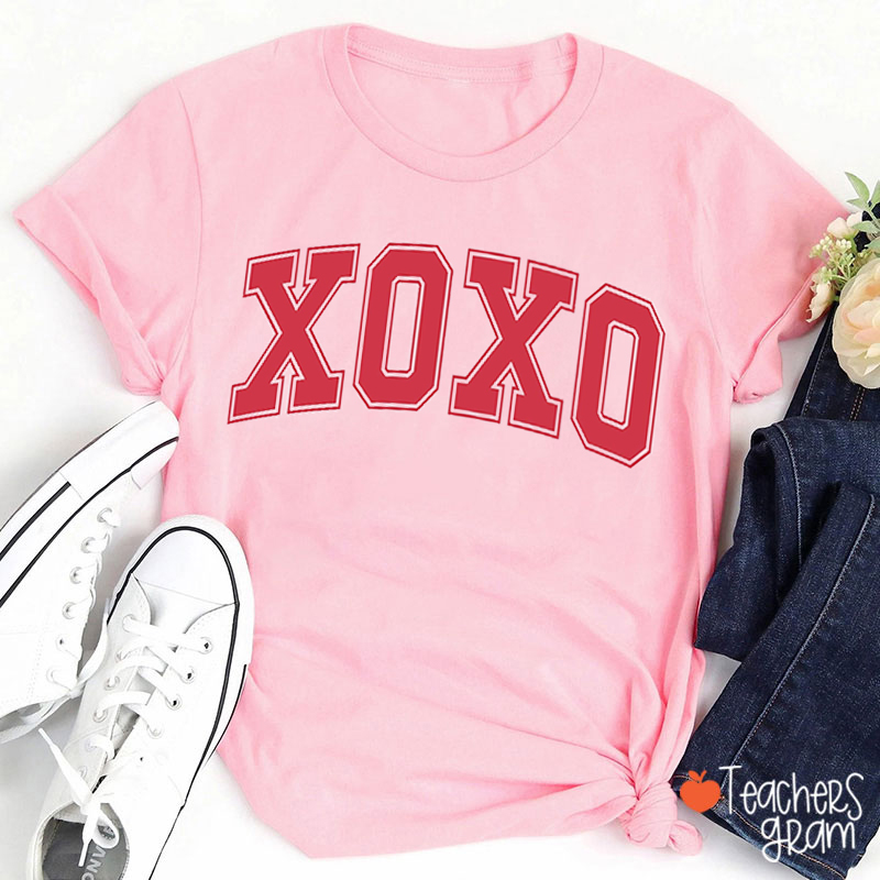 XOXO Valentine's Day Teacher T-Shirt