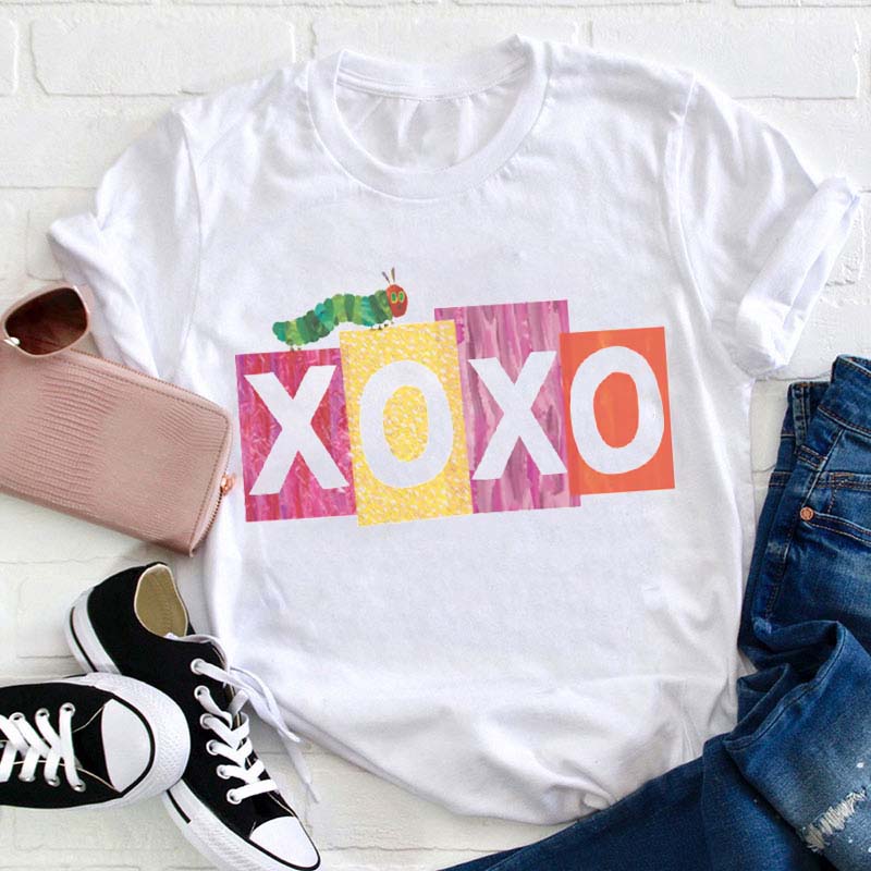 Xoxo Caterpillar Teacher T-Shirt