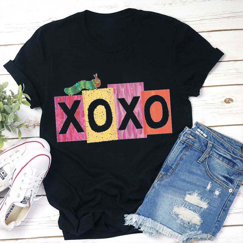 Xoxo Caterpillar Teacher T-Shirt