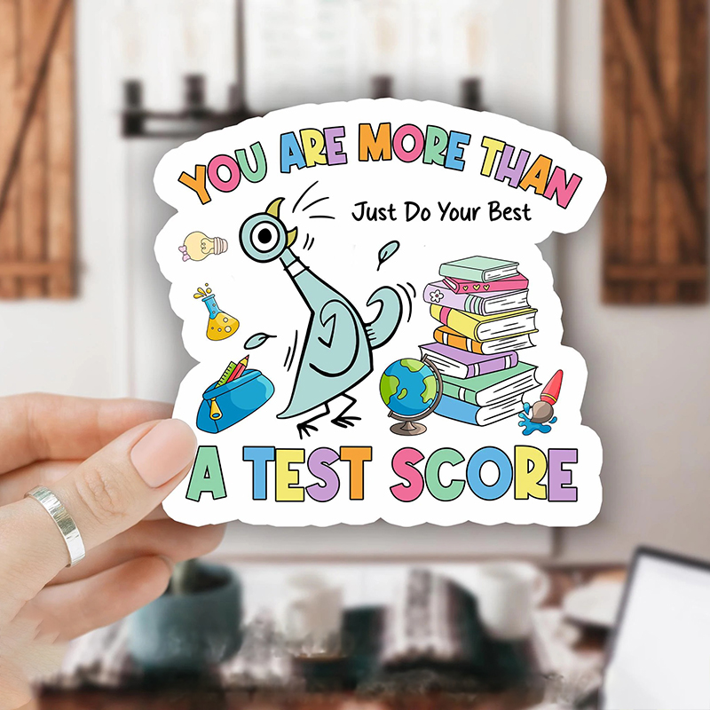 You're More Than A Test Score Teacher Stickers