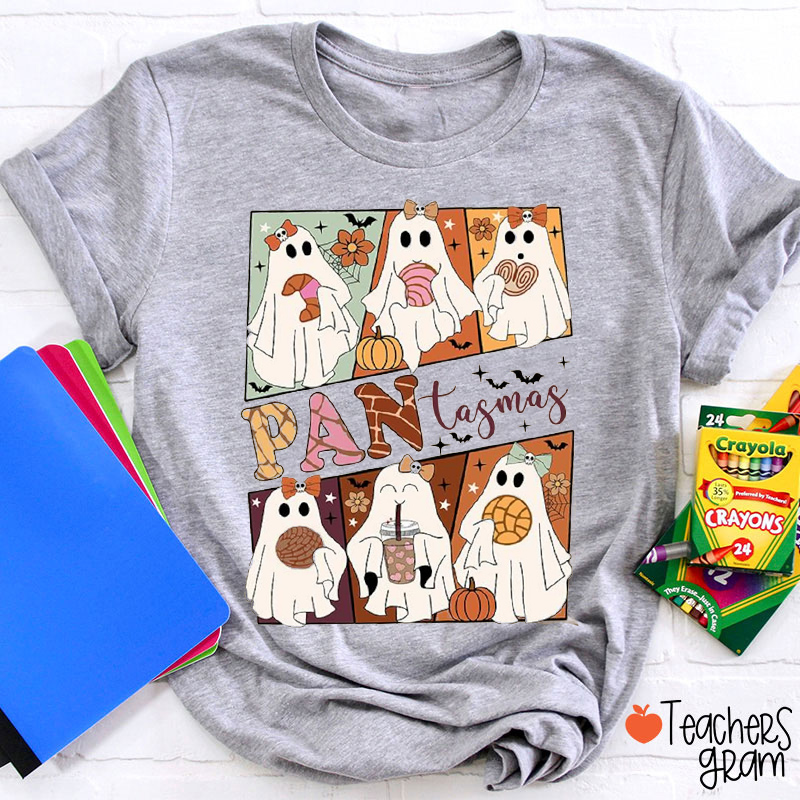 Pan Tasmas Cute Ghost Teacher T-Shirt