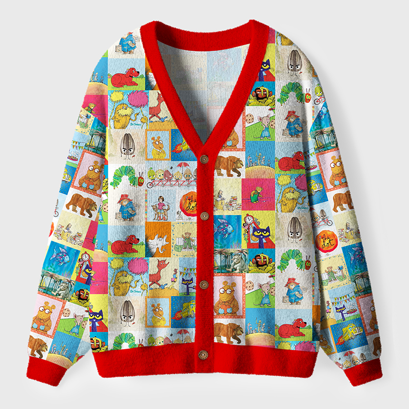 I Still Read Children's Books Teacher Ugly Cardigan Sweaters