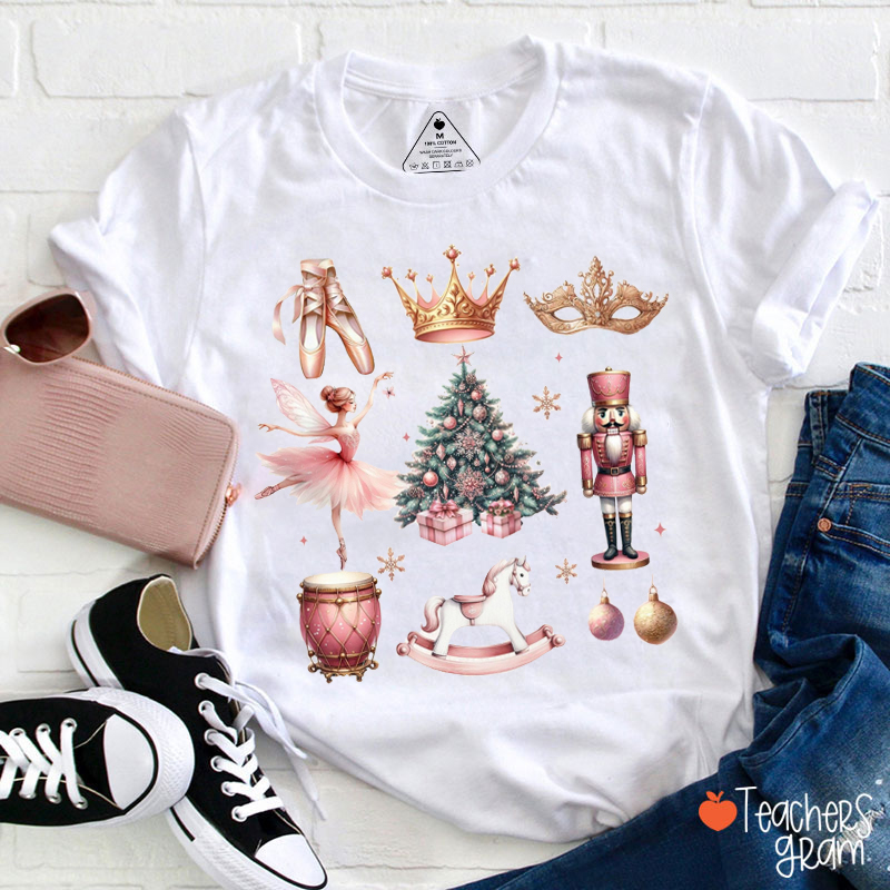 A Nutcracker‘s Christmas Teacher T-Shirt