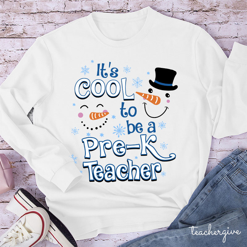 Personalized It's Cool To Be A Teacher Long Sleeve T-Shirt