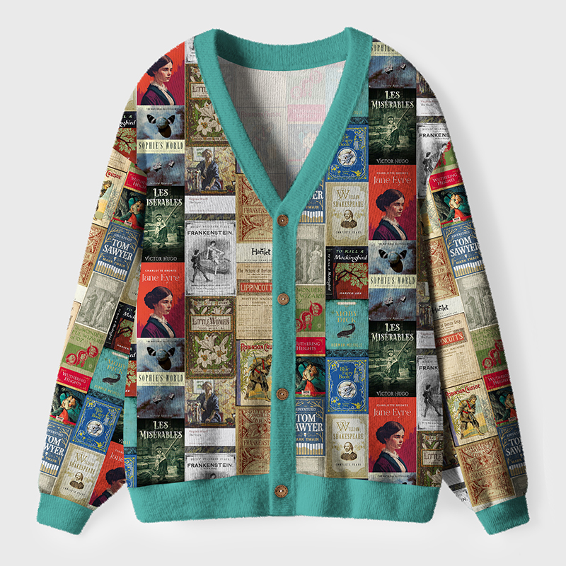 Masterpiece Literature Teacher Ugly Cardigan Sweaters