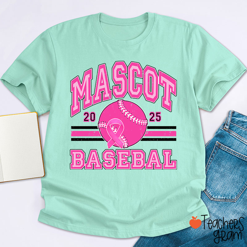 Personalized Mascot And Sport Breast Cance Teacher T-Shirt