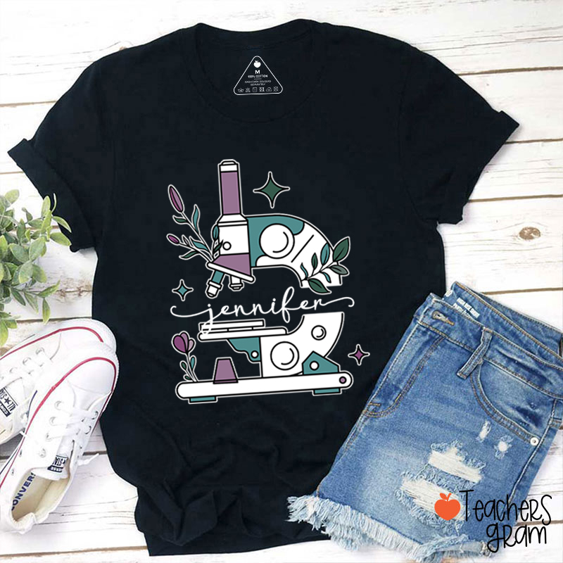 Personalized Microbiology Laboratory Nurse T-Shirt