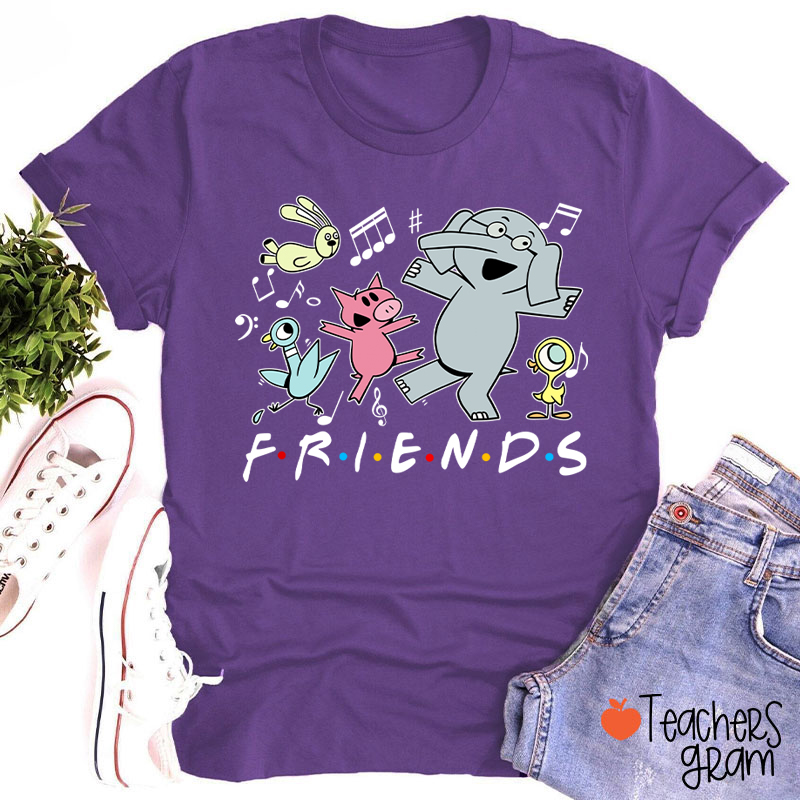 Happy Friends Teacher T-Shirt