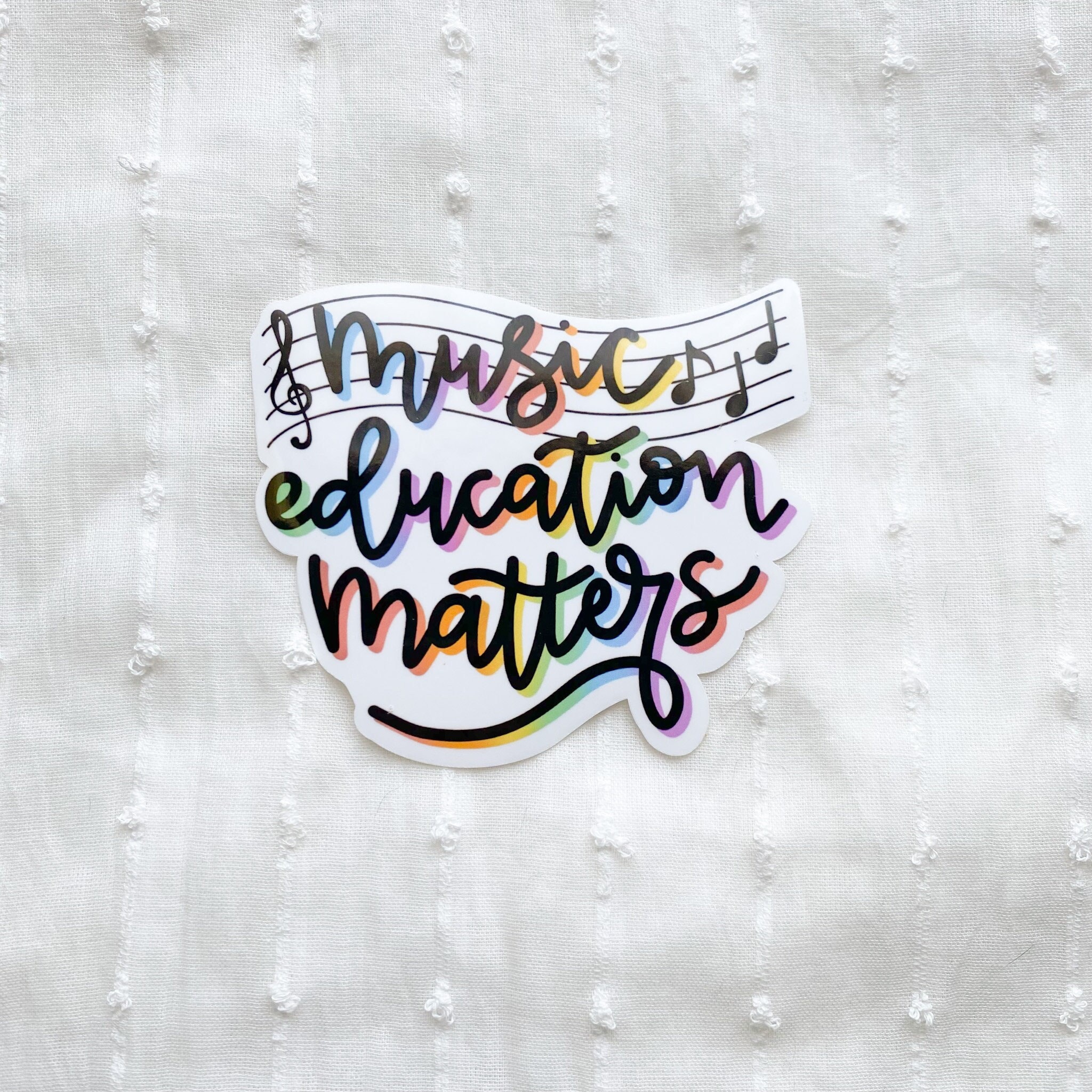 Music Education Matters Teachers Sticker