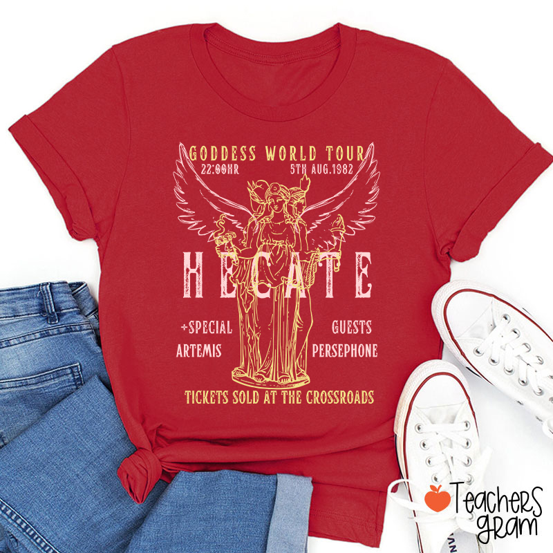 Goddess Hecate Distressed Band Teacher T-Shirt