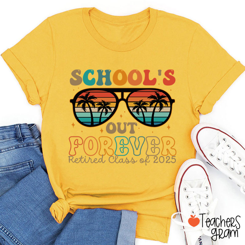 Personalized Bruh School's Out Forever Teacher T-Shirt