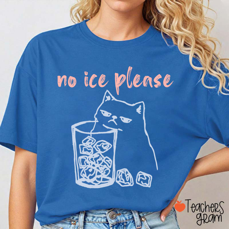 No Ice Please Teacher T-Shirt